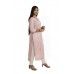 Pink Stripe Straight Cotton Kurti For Women